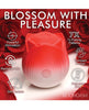 Load image into Gallery viewer, Bloomgasm Pulsing Petals Throbbing Rose Stimulator - Red
