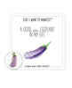 Bild in den Galerie-Viewer laden, Warm Human A Good Eggplant In My Life Mini Card &amp; Charm
