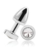 Load image into Gallery viewer, Gemsations 2" Beginners Bling Bling Metal Butt Plug - Silver
