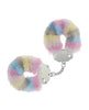 Indlæs billede i gallerifremviser, Shots Ouch! Heavy-duty Fluffy Handcuffs - Powder Rainbow
