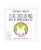 Charger l'image dans la visionneuse de la galerie, Warm Human To Be Cuddled + Have My Brains Fucked Out Mini Card &amp; Charm

