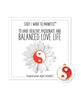 Cargue la imagen en el visor de la galería, Warm Human Healthy Balanced Love LIfe Mini Card &amp; Charm

