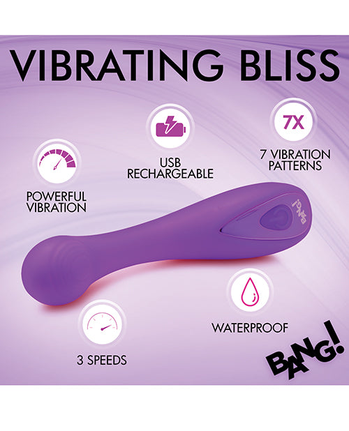 Bang! G-Spot Silicone Vibrator - Purple