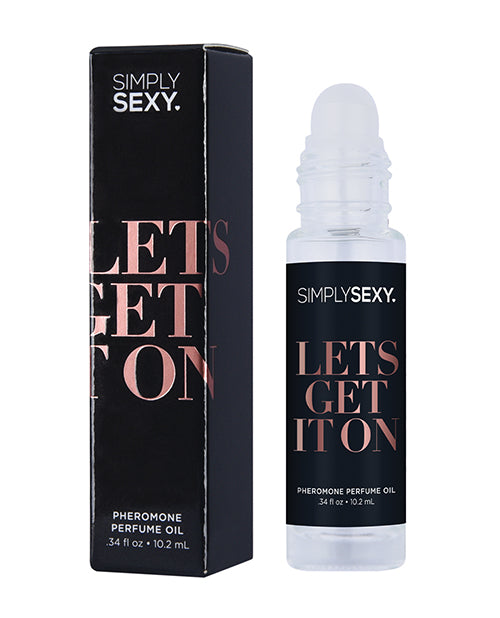 Simply Sexy Pheromone Perfume Oil Roll On - .34 oz Let's Get It On