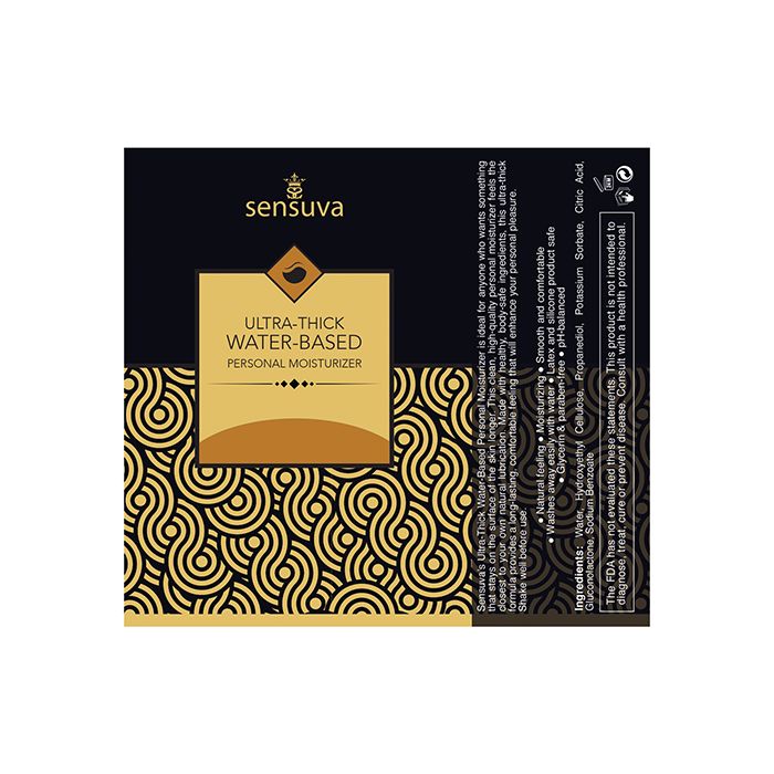 Sensuva Ultra Thick Water Based Personal Moisturizer - 1.93 oz  Salted Caramel