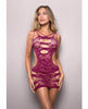 Cargue la imagen en el visor de la galería, Vixen For The Thrill Leopard Knit Cut Out Dress - Magenta O/S
