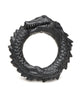 Load image into Gallery viewer, Creature Cocks Caiman Silicone Cock Ring - Black
