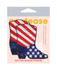 Carica l'immagine nel visualizzatore Galleria, Pastease Premium Sparkling Stars &amp; Strips USA Cowboy Boot - Red/White/Blue O/S
