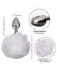 Load image into Gallery viewer, Running Wild White Bunny Tail Anal Probe
