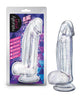 Ladda bilden i Galleri Viewer, Bling Sparkling Clear Dildo 7.5 Inches Pleasure Toy With Glamour Glitter For Glam Nights
