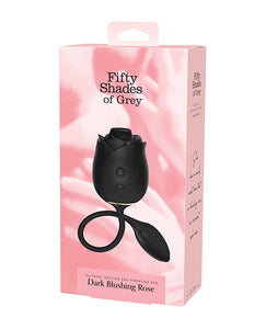 Fifty Shades Of Grey Dark Blushing Rose Clitoral Suction Toy With Vibrating  Egg