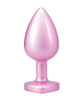 Cargue la imagen en el visor de la galería, Booty Bling Jeweled Metal Butt Plug Large Pink Crystal
