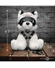 Charger l'image dans la visionneuse de la galerie, Max The Fetish Pup Keychain With Vegan Leather Mask And Chain Leash
