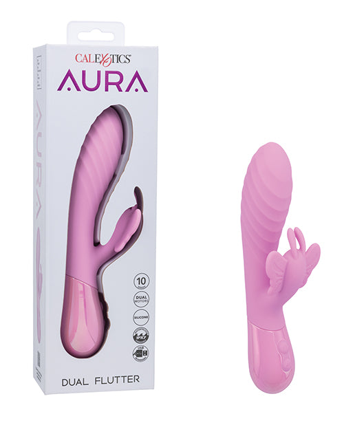 Aura Dual Flutter Wireless Massage Device With Dual Flutter Heads