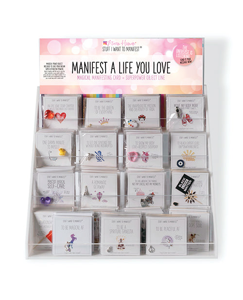 Warm Human Mini Cards With Charms Display 16 Styles 12 Each