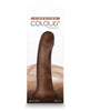Load image into Gallery viewer, Colours Pleasures 7 Inch Rechargeable Silicone Vibrating Dong Brown
