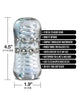 Afbeelding laden in Galerijviewer, MSTR B8 Head Banger Beaded Clear View Stroker Transparent TPE

