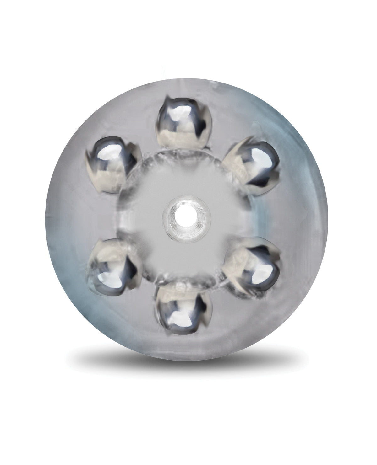MSTR B8 Head Banger Beaded Clear View Stroker Transparent TPE