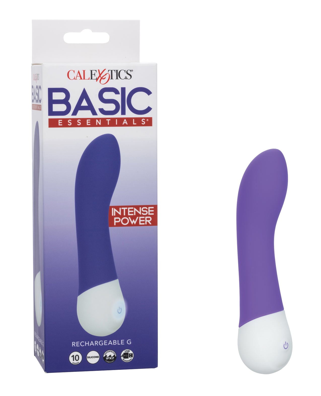 Basic Essentials Rechargeable Curved G Spot Stimulating Massager