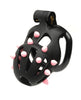 Bild in den Galerie-Viewer laden, Sport Fucker Cellmate Flexi Spike Chastity Cage Size 1 Black Pink
