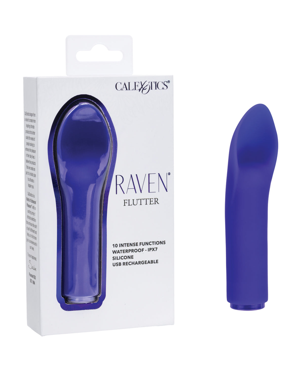 Raven Flutter Compact Silicone Mini Massager For Sensitive Stimulation