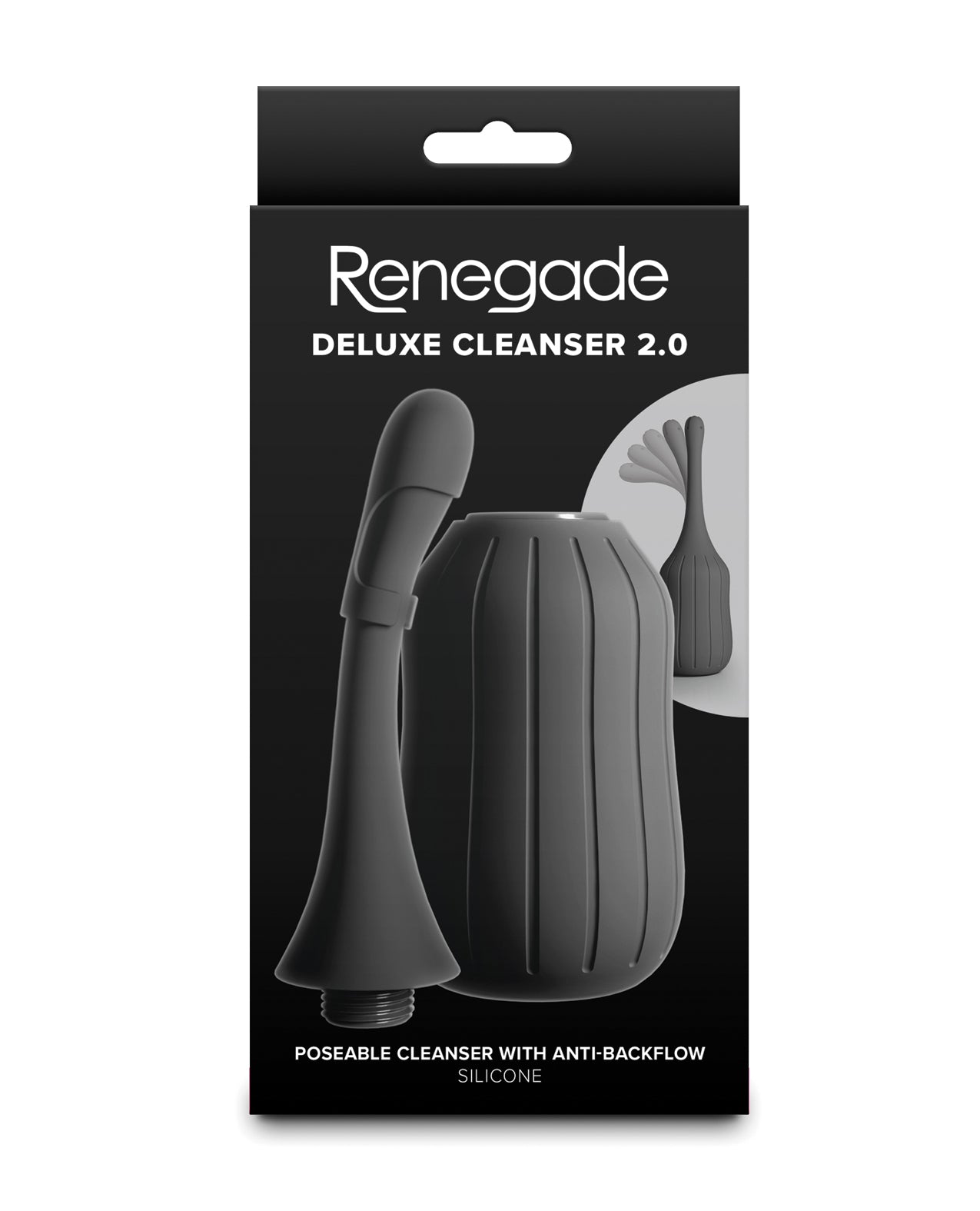 Detergente Renegade Deluxe Cleanser 2.0 nero con silicone anti-riflusso e beccuccio