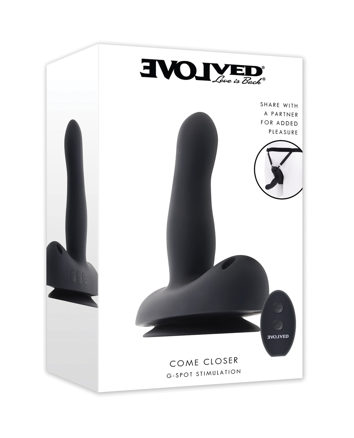 Evolved Come Closer Remote Control Pleasure Base Vibrator For Men