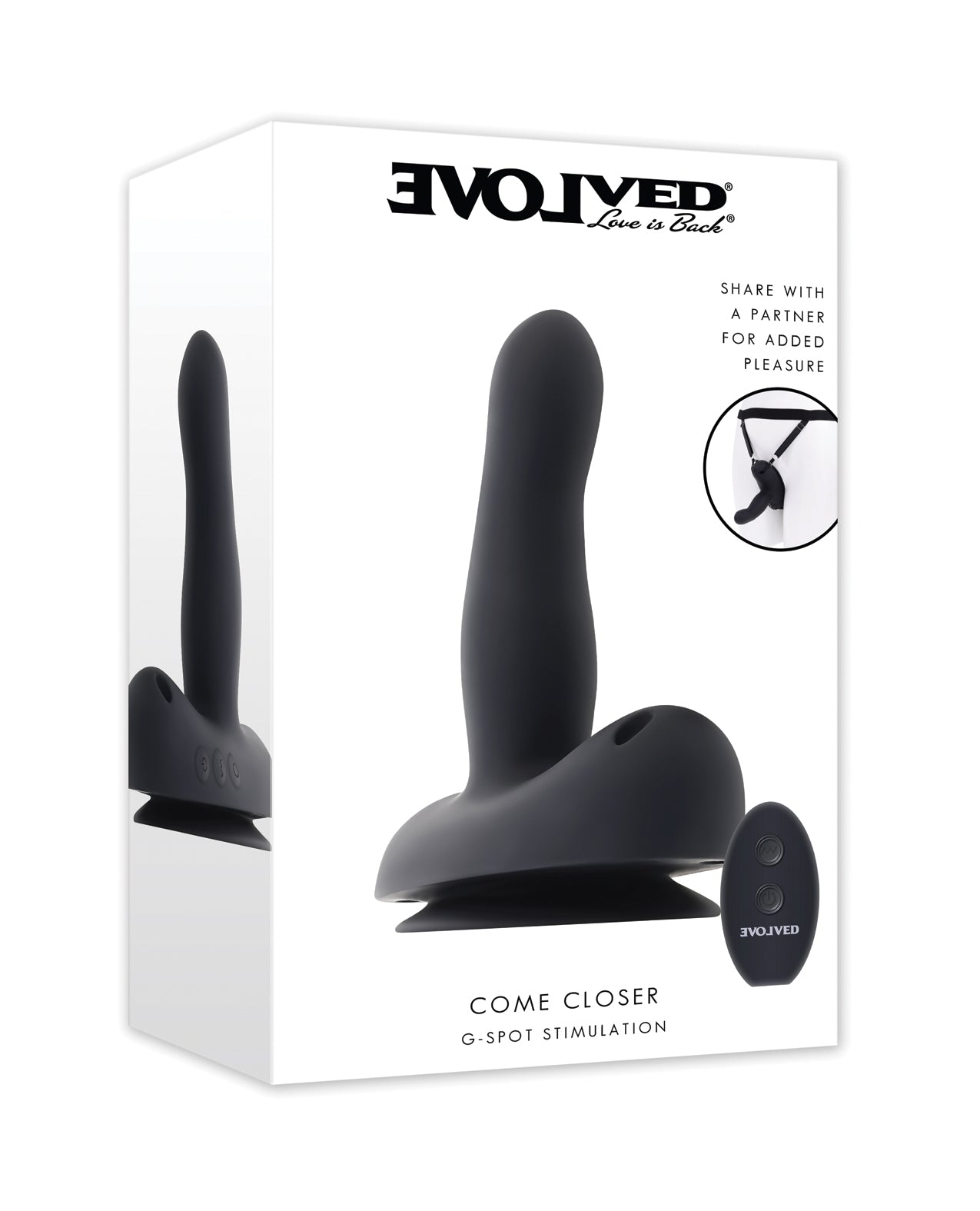 Evolved Come Closer Remote Control Pleasure Base Vibrator For Men