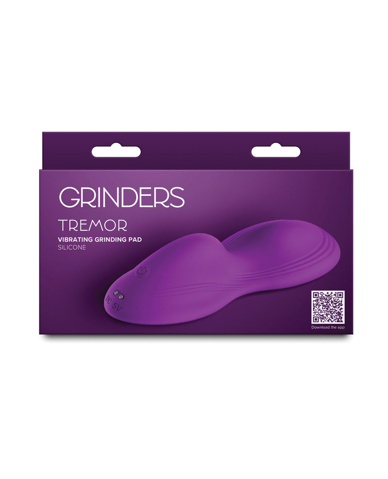 Charger l'image dans la visionneuse de la galerie, Tremor Vibrating Grinder With Dual Motors And Plush Silicone Violet
