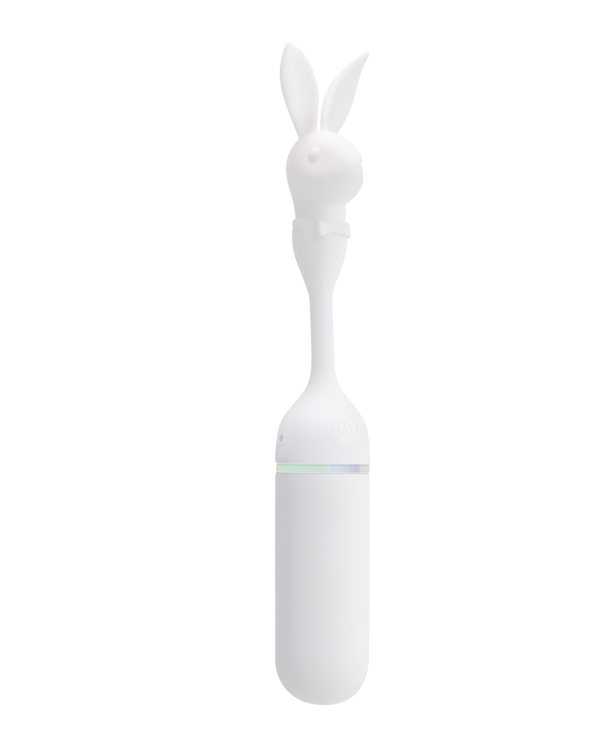 Playboy Pleasure Lucky Charm Vibrating Rabbit Wand With Light Up Head