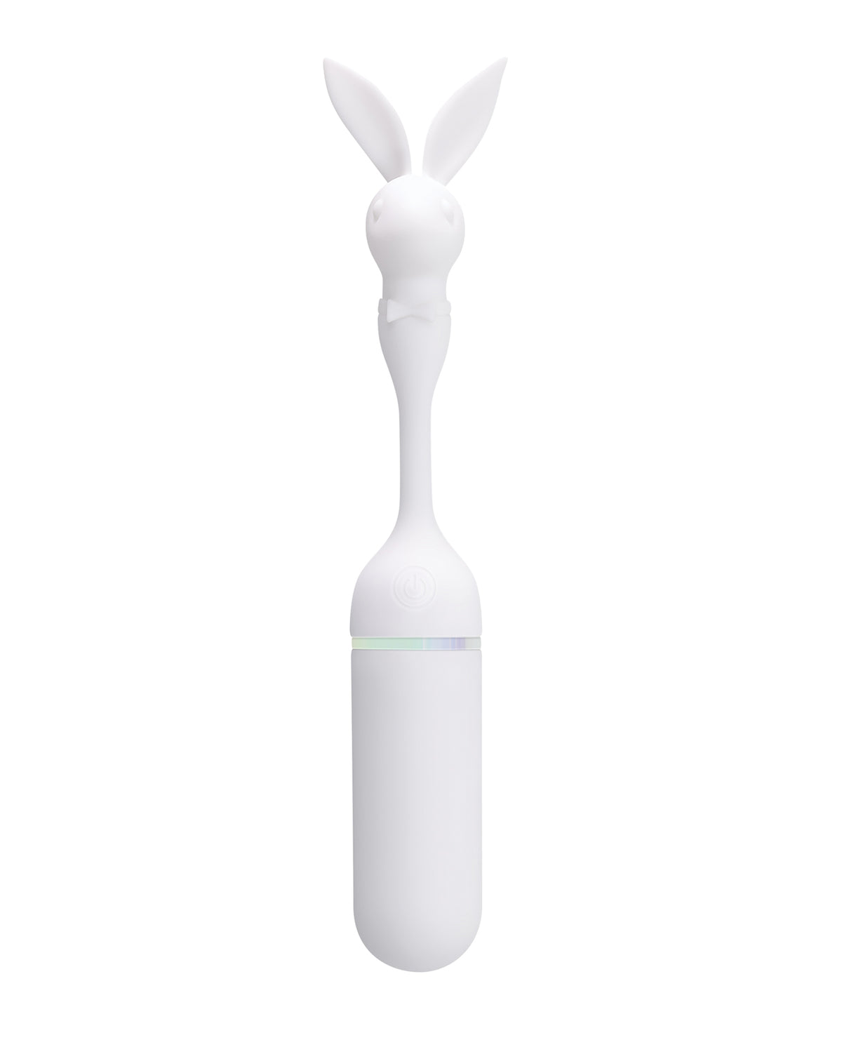 Playboy Pleasure Lucky Charm Vibrating Rabbit Wand With Light Up Head