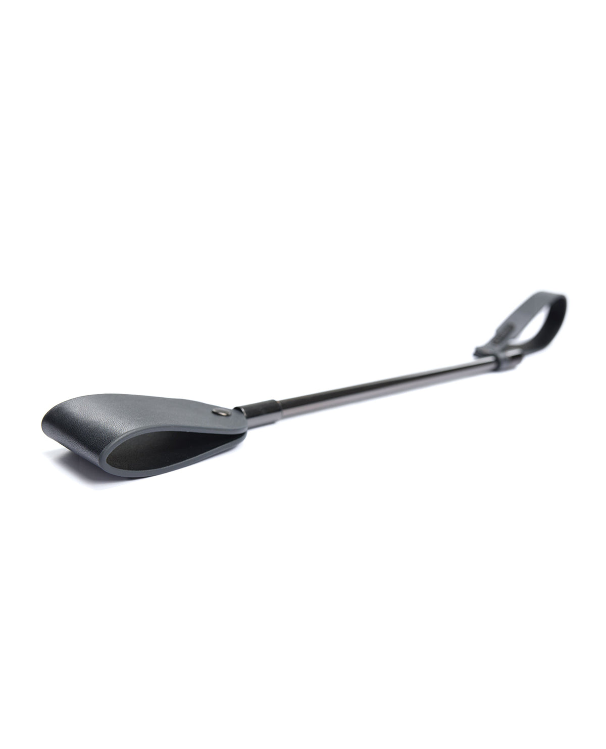 Pleasure Collection Gunmetal Mini Crop Accessory With Wrist Strap And Comfort