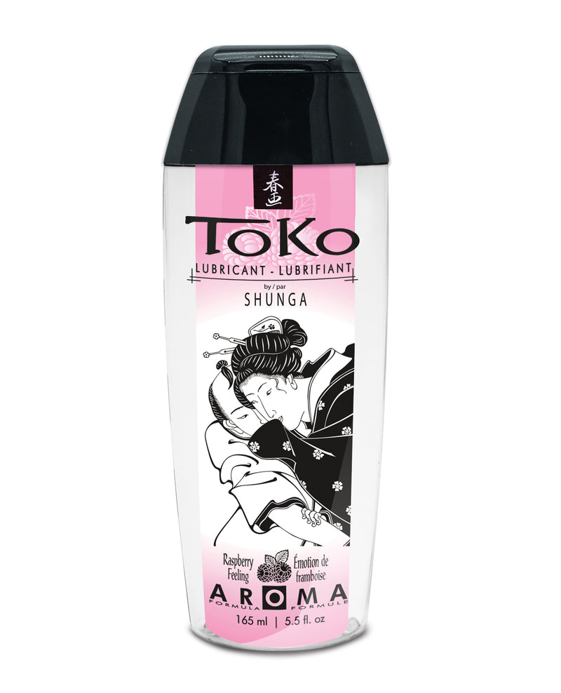 画像をギャラリービューアーに読み込む、Shunga Toko アロマ 長時間持続 水性潤滑剤 ラズベリー味 5.5 Oz

