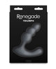 Cargue la imagen en el visor de la galería, Masajeador de próstata vibrador Renegade Triumph, resistente al agua, de silicona con cuentas
