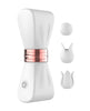 Load image into Gallery viewer, Nasstoys Gold Glam Tri Tip Vibe USB Rechargeable Massager White
