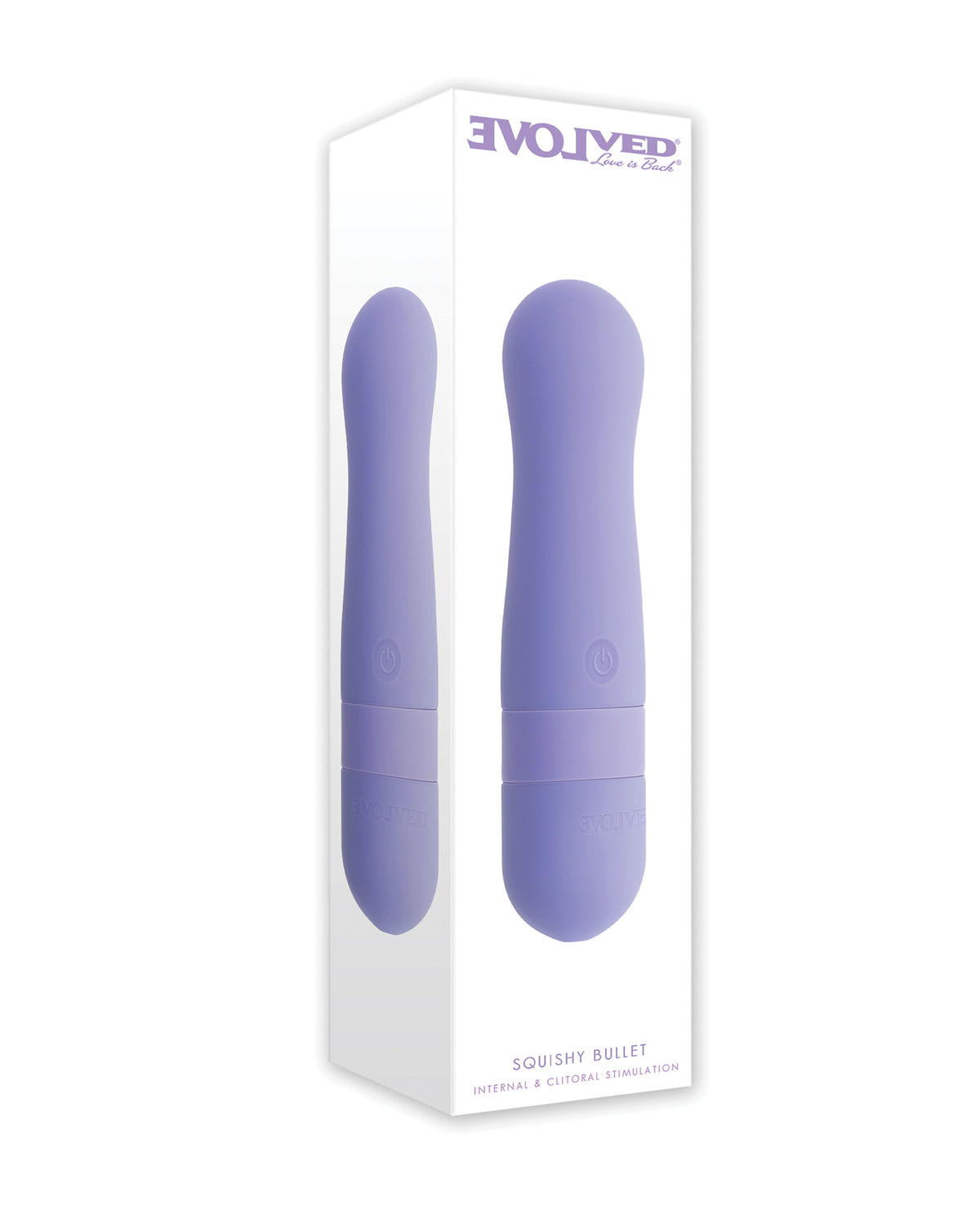 Evolved Realistic Squishy Vibrating Bullet Bulb Tip Lilac