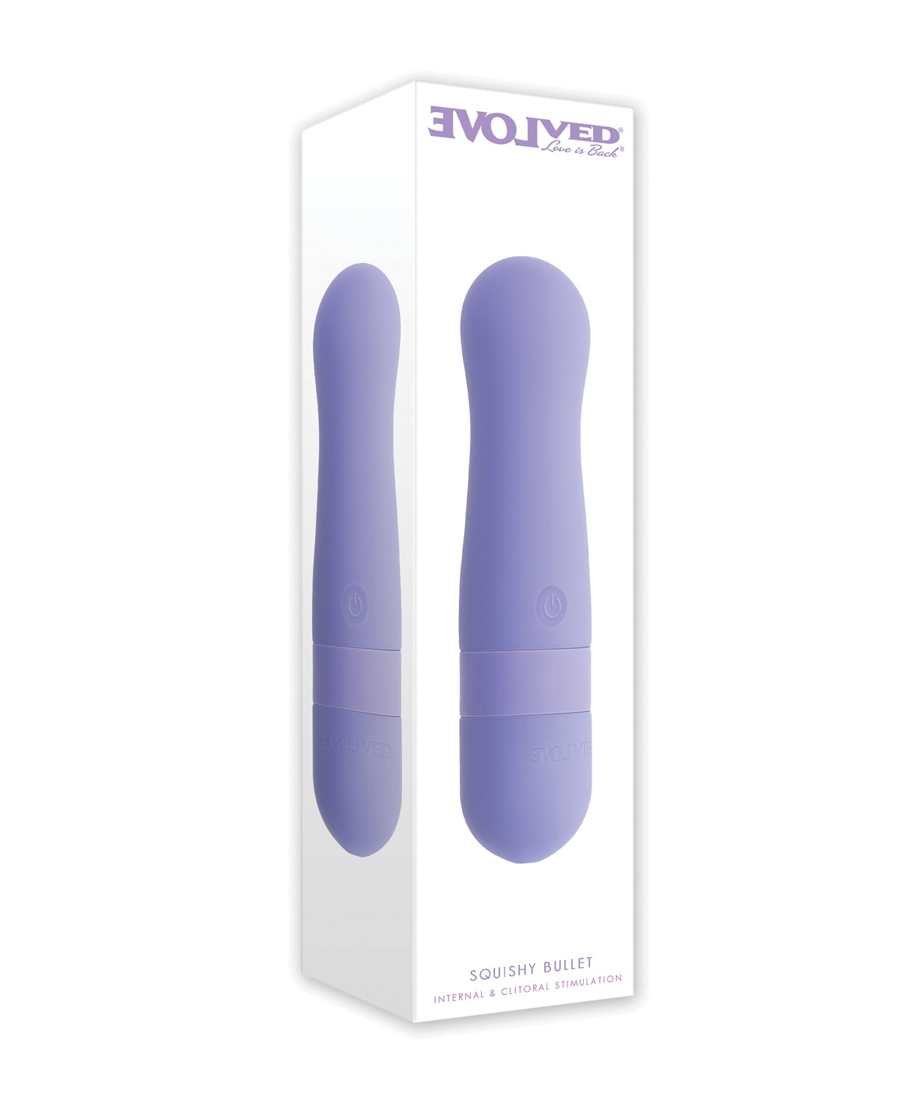 Evolved Realistic Squishy Vibrating Bullet Bulb Tip Lilac