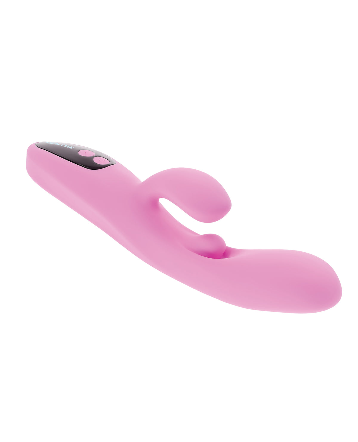 Estimulador de clítoris y punto G con vibración y empuje Evolved Push The Button, rosa