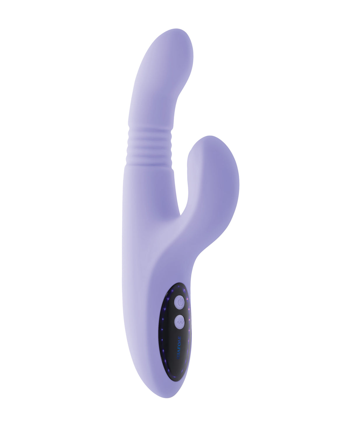 Evolved Pep Talk Purple Thrusting Vibrator With Clitoral Stimulator
