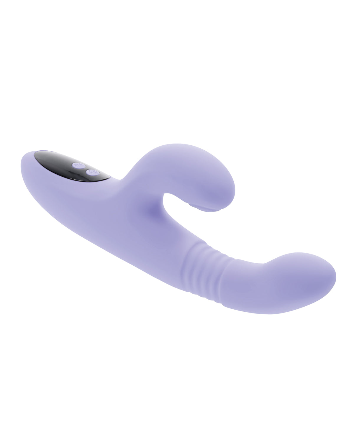 Evolved Pep Talk Purple Thrusting Vibrator With Clitoral Stimulator