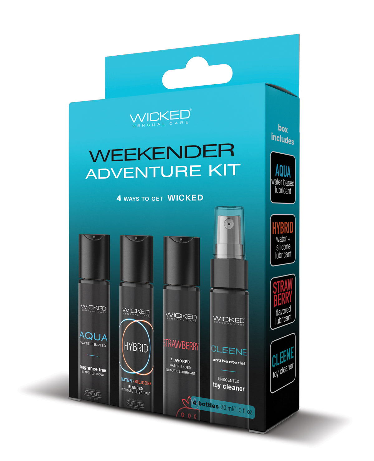 Kit da viaggio Wicked Sensual Care - flaconi da 1 oz