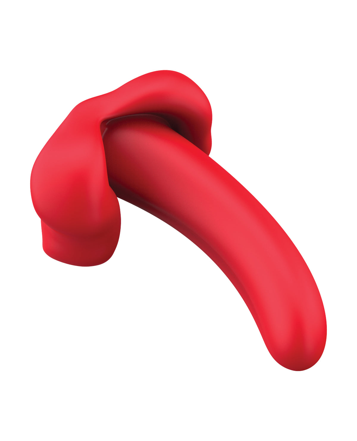 Vibrador de silicona Luv Twirling Tongue con lengua giratoria, rojo, juguete de placer