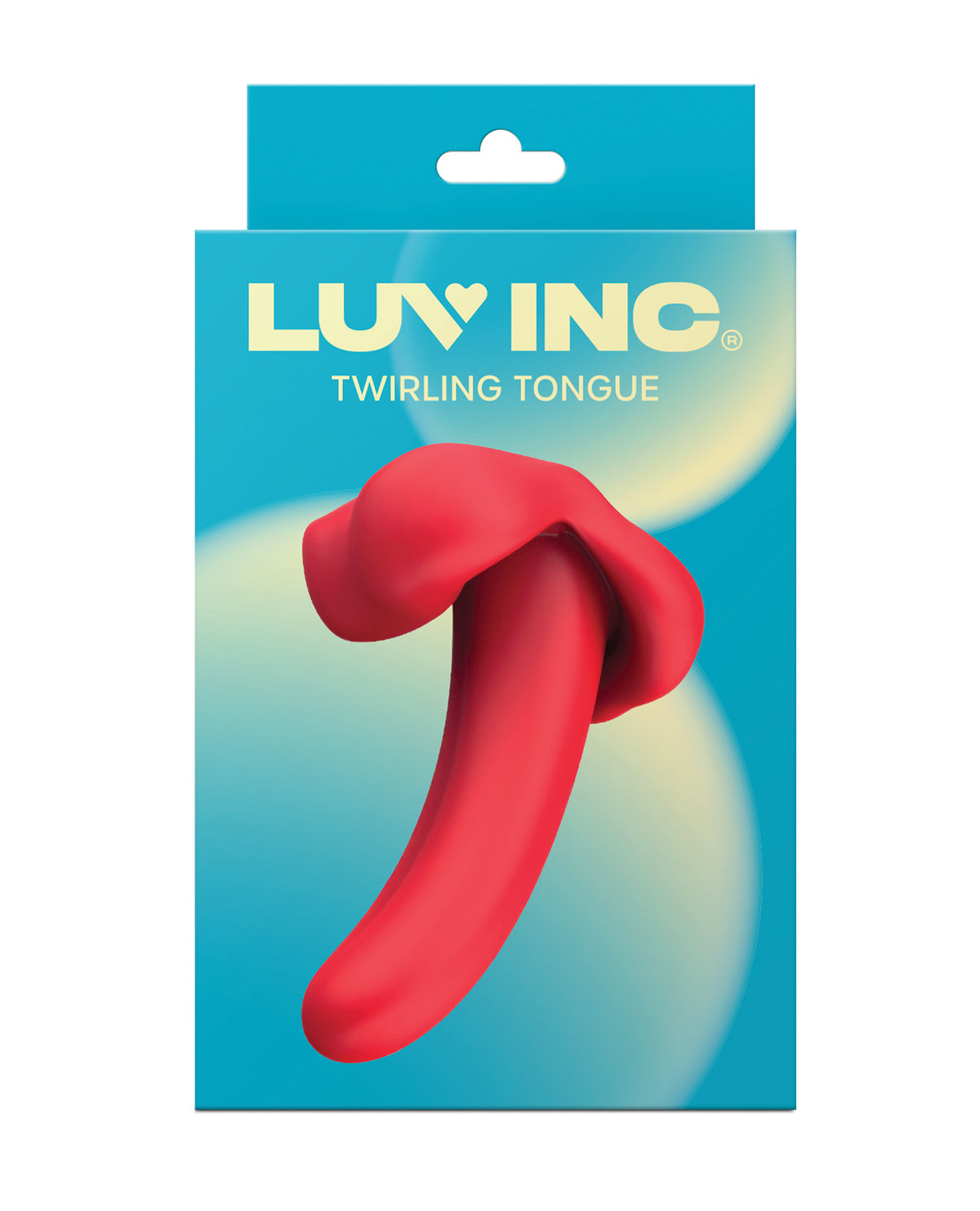 Vibrador de silicona Luv Twirling Tongue con lengua giratoria, rojo, juguete de placer