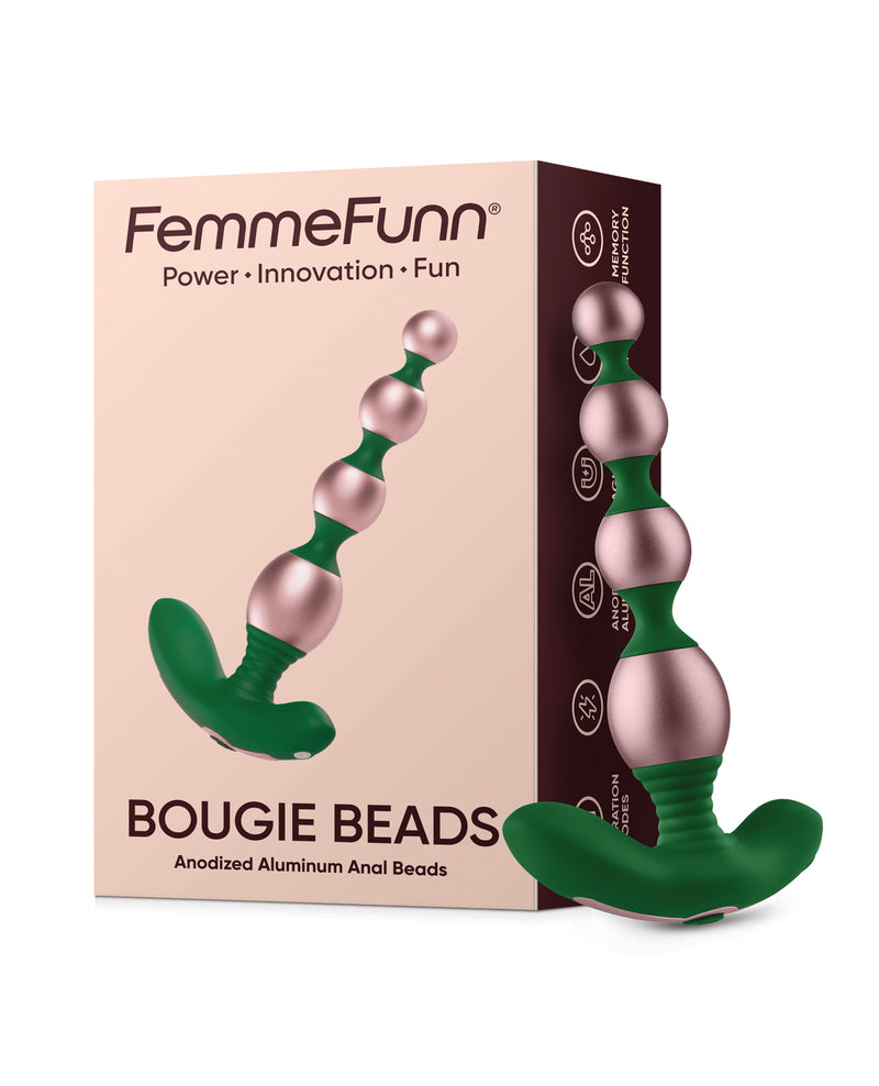 Load image into Gallery viewer, Femme Funn Bougie Beads Rose Gold Weighted Anal Beads Adult
