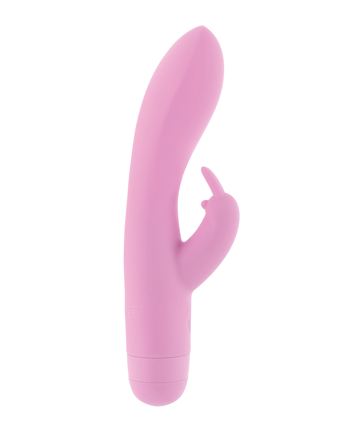 Vibrador conejo de doble motor Evolved con cuello flexible y 7 velocidades, rosa