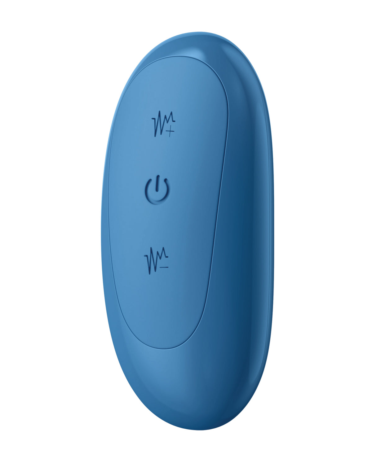 Arnés con dildo ondulado Luv y vibrador Luv azul, con base de succión y estimulación dual