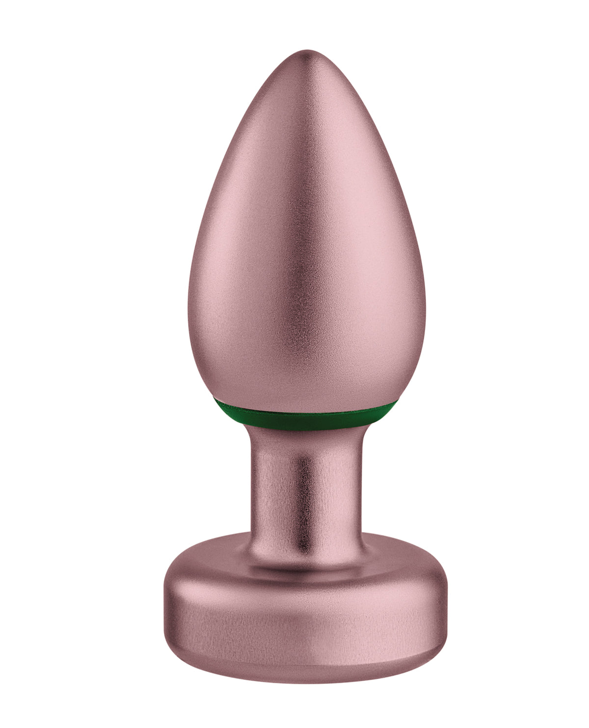 Bougie Plug Rose Gold Anodized Aluminum Vibrating Butt Plug Temperature Play