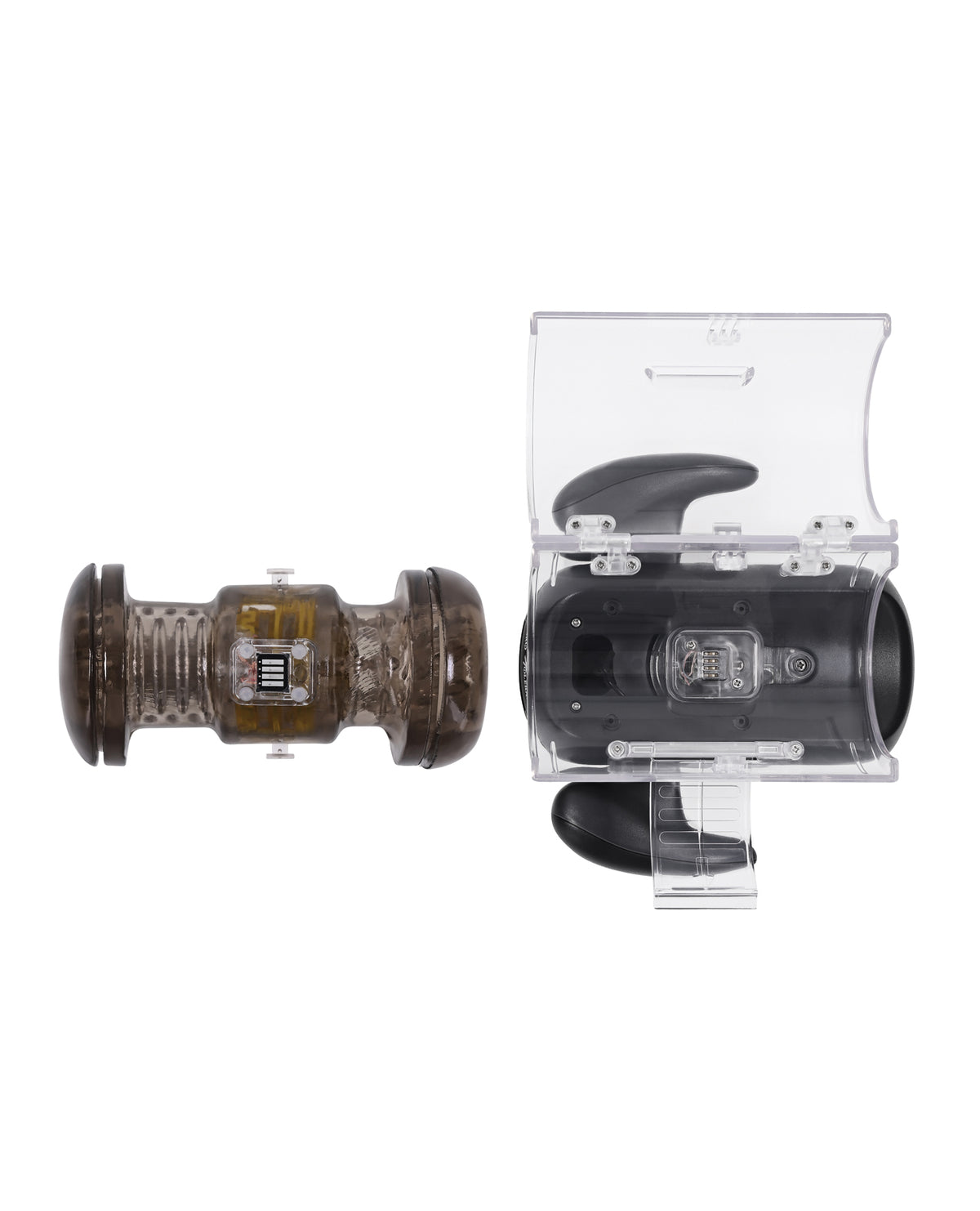 Masturbateur chauffant et vibrant Zero Tolerance Hold Me Tight avec support pour téléphone