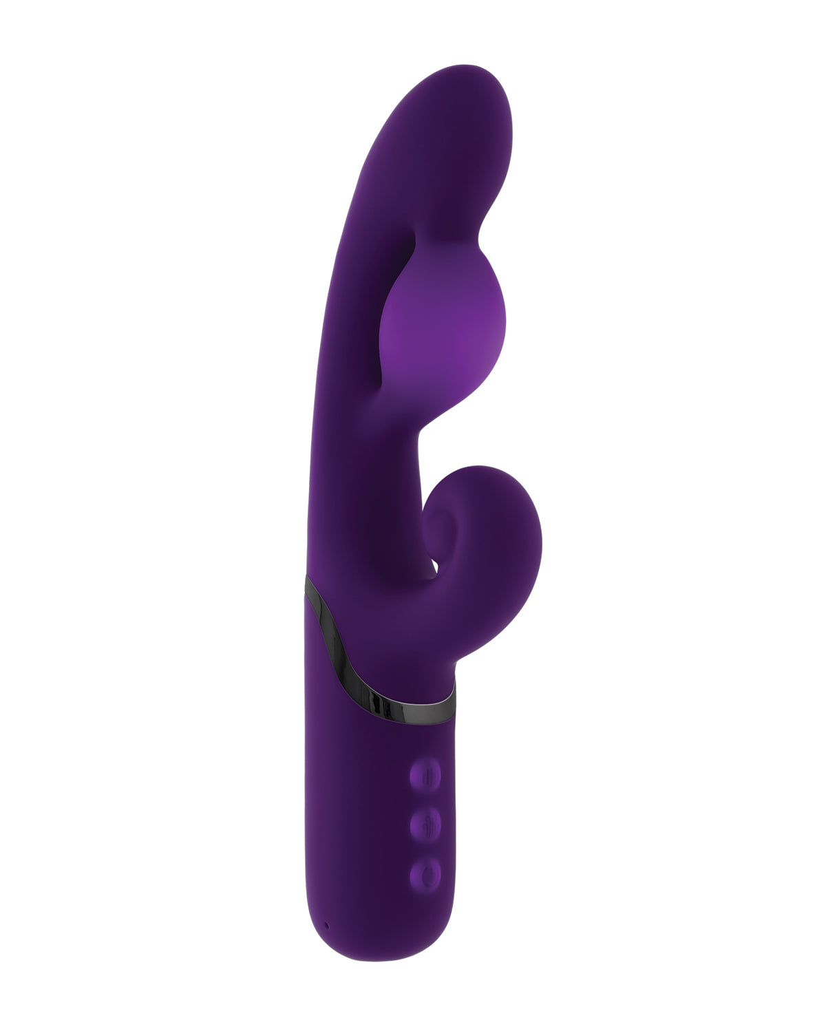 Vibrador tipo consolador de globo expansible Evolved Pleasure Puff, morado