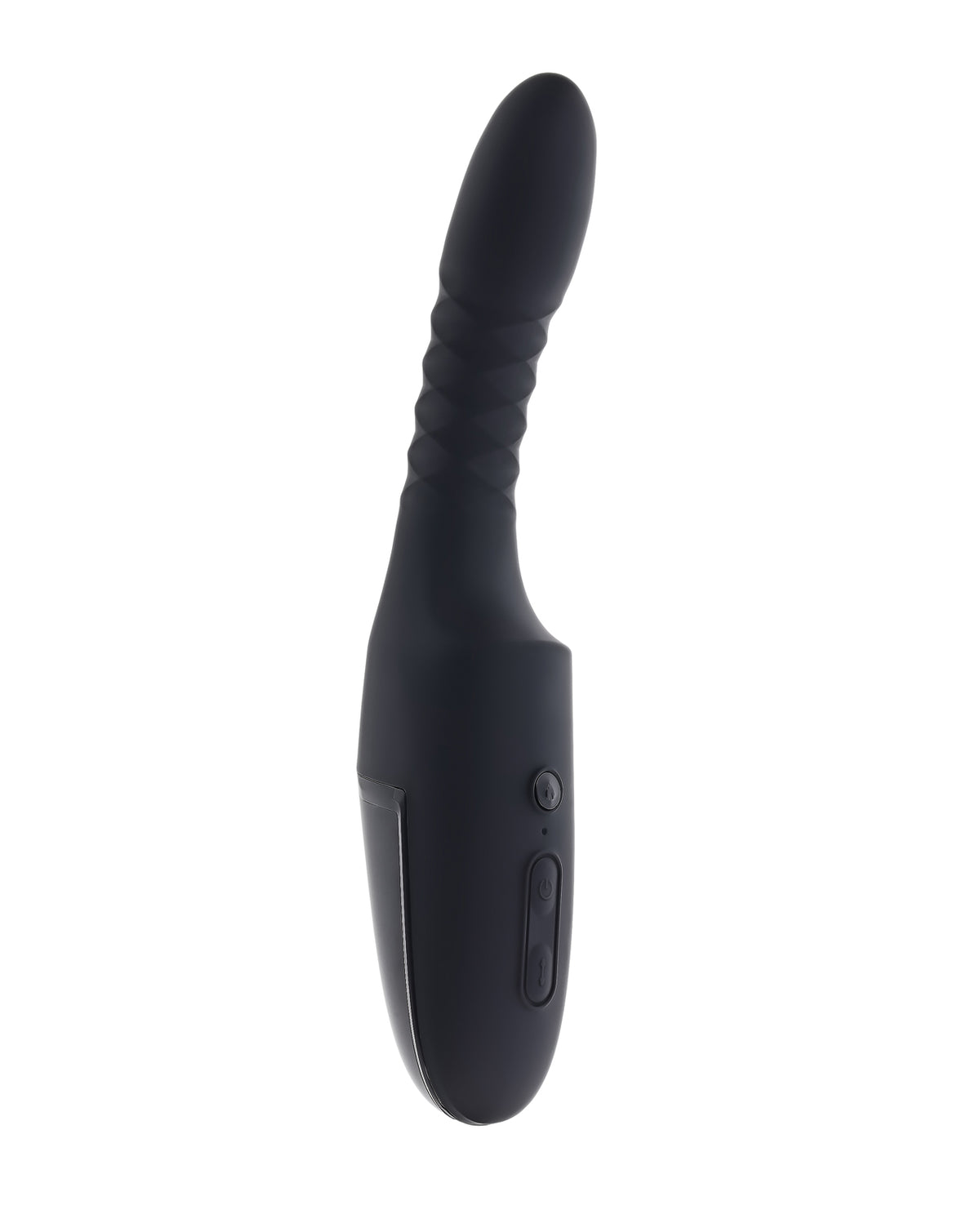 Playboy Pleasure Overdrive Black 7 Speed Heating Vibrator With Suction Base